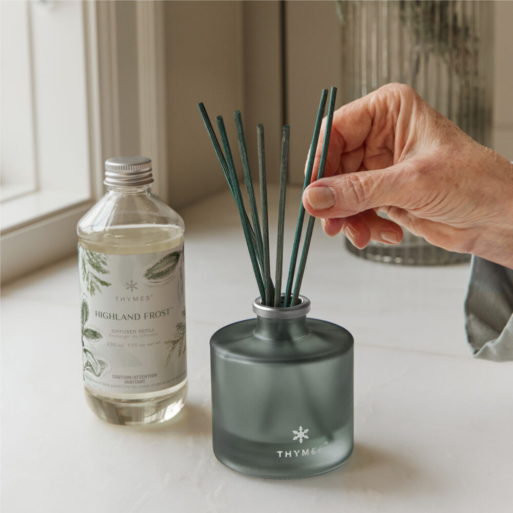 Thymes Highland Frost Petite Reed Diffuser and Refill image number 3